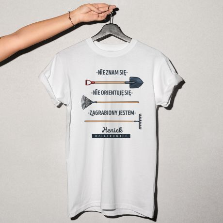 Koszulka dla dziakowca ZAGRABIONY - L