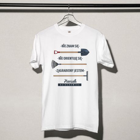 Koszulka dla dziakowca ZAGRABIONY - L