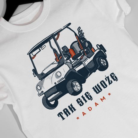 Mska koszulka do golfa TAK SI WO - XL
