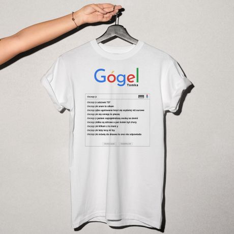 Personalizowana koszulka mska GOGEL mieszny prezent - XL