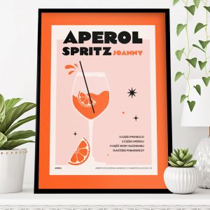 Plakat Aperol Spritz POMYS NA PREZENT DLA PRZYJACIӣKI