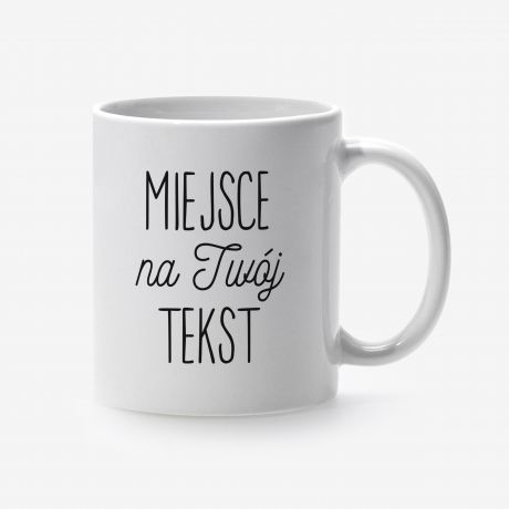 Kubek w tubie prezentowej TWJ TEKST kubek personalizowany kubek na prezent prezent dla niej prezent dla niego