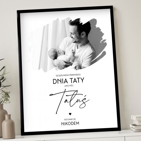 Personalizowany plakat PREZENT DLA MODEGO TATY