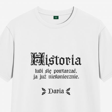 mieszna KOSZULKA DLA NAUCZYCIELKI HISTORII - XL