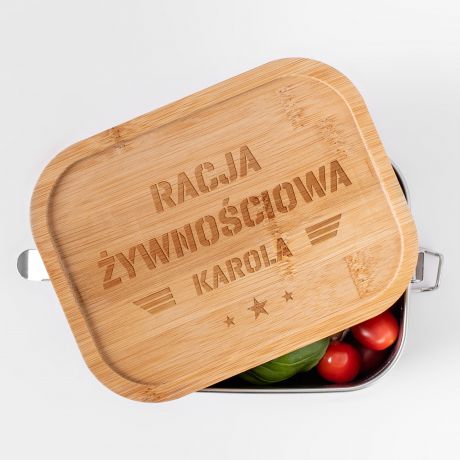 niadaniwka z personalizacj RACJA YWNOCIOWA prezent dla fana militariw