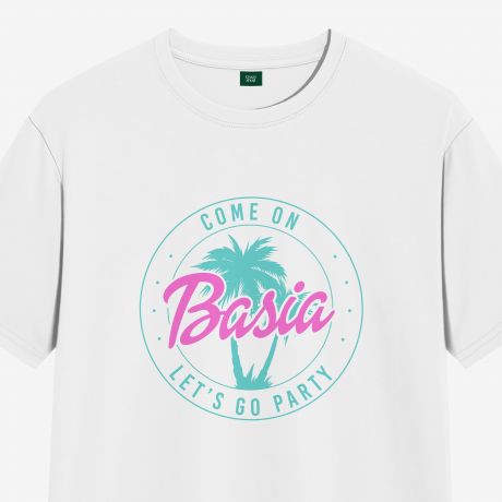 T-shirt damski z nadrukiem DLA FANKI BARBIE - M