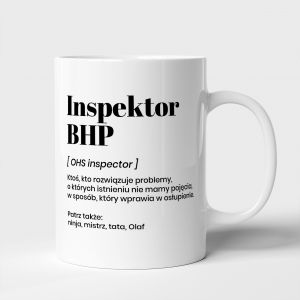 Kubek z personalizacj PREZENT DLA INSPEKTORA BHP