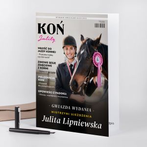 Personalizowana kartka MAGAZYN KO upominek dla koniary kartka z koniem prezent dla koniary