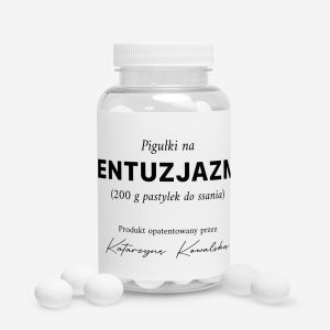 Personalizowane mitwki PIGUKI NA ENTUZJAZM prezent dla pesymisty cukierki na prezent prezent dla marudy