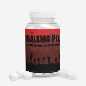 Personalizowane mitwki WALKING PILLS prezent dla fana The Walking Dead