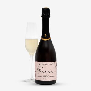 Personalizowane Prosecco PREZENT NA ROCZNIC DLA DZIEWCZYNY