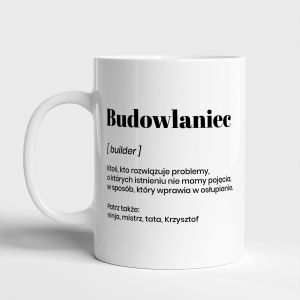 Personalizowany KUBEK DLA BUDOWLACA