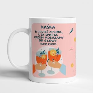 Personalizowany kubek przyjaciek APEROL SPRITZ