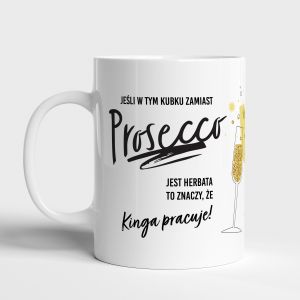 mieszny kubek do pracy PREZENT DLA MIONICZKI PROSECCO kubek dla koleanki z pracy prezent dla koleanki z pracy