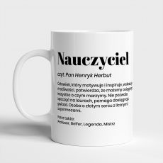 Personalizowany kubek dla nauczyciela DEFINICJA Upominek dla nauczyciela